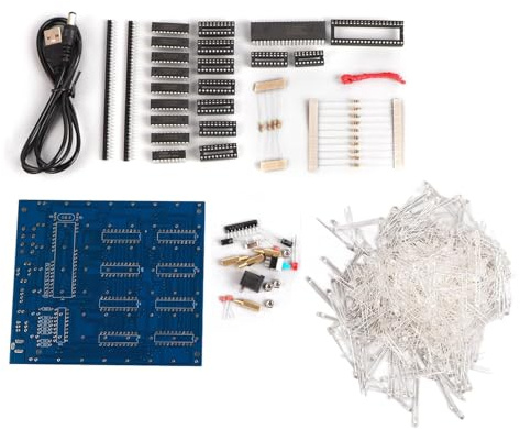 Beufee 8x8x8 3D-LED-DIY-Würfel-Licht-Set, LED-Würfel-Set, 3D-Würfel-Lötprojekte Für Erwachsene, Hyperraum-Beleuchtungswürfel, 3D-Würfel-Licht