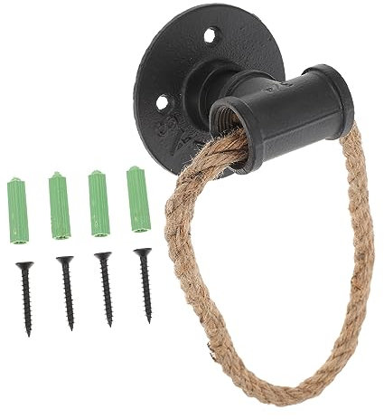 WOONEKY Vintage Rope Cabinet Handle Aus Robustem Eisen Langlebiger Schrankgriff Für Möbel Kleiderschrank Und Garderobe Rustikaler Praktischer Ersatzgriff Für Antike Türen Und Möbel