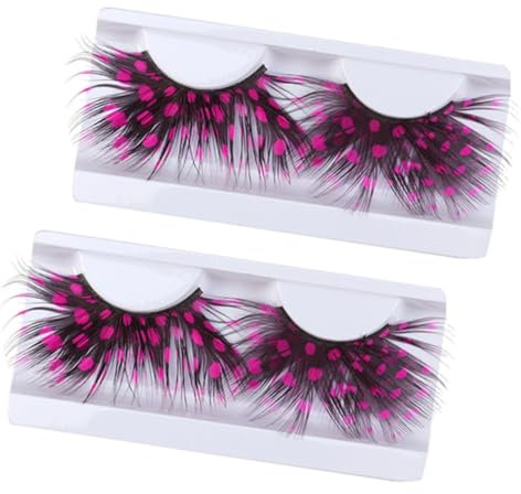 OSOLADY 2paia Eyelash Costume False Eyelashes Per Cosplay e Halloween e Indossare