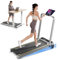 YPOO Walking Pad with Incline 3 in 1 Walking Pad with Handle 3 Level Incline, Portable Folding Treadmills for Home Foldable 300lbs Under Desk Treadmill LED Display Remote Control & APP
