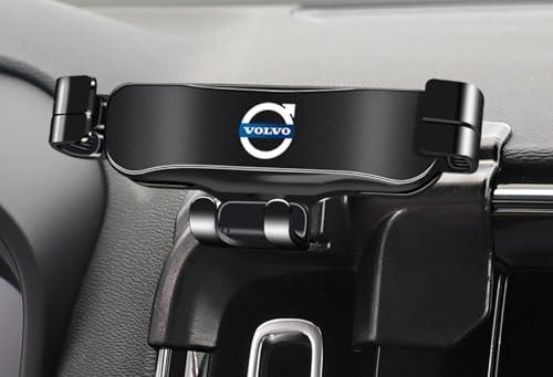 BMYEDC Auto Handyhalter für Volvo XC60 S90 V90 S60 XC40 XC90, 360° Drehung, Sicherer Halt und Einfache Installation Verstellbarer Auto Handyhalter,normal-G