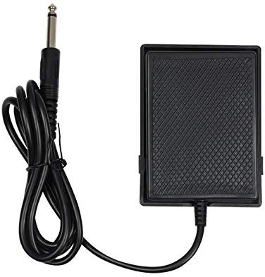 Universelles Keyboard-Dämpferpedal, Sustain-Pedal für Elektronische Orgel, MIDI-Keyboard, Digitalpiano, Elektronisches Schlagzeug mit 6,35-mm-Stecker, 1,4 m Kabel,