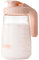 COMI 34oz Breast Milk Pitcher, Breast Milk Storage Containers for Fridge, Resistant to Heat and Cold, Breastfeeding Essentials with Sealing Ring, No Leak Glass Pitcher with Handle and Lid, Pink