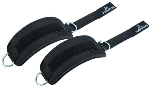Ankle Straps for Cable Machines Attachment Padded Glute Leg Weight Training