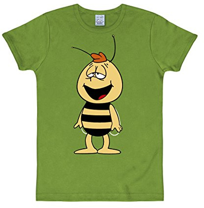 Logoshirt® Biene Maja Willi T-Shirt Damen & Herren | Offiziell lizenziertes Willi-Motiv, 100% Baumwolle, lustiges Cartoon T-Shirt, ideal für Biene Maja-Fans