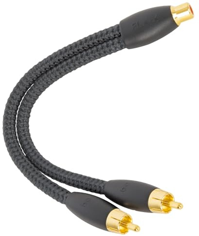 AudioQuest FLX-X F22M RCA Splitter - 1 Female > 2 Male
