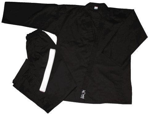 S.B.J - Sportland Karateanzug/Kampfsportanzug/SV Anzug Godan 130 cm, schwarz