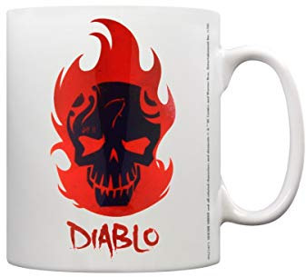 DC Comics Suicide Squad Diablo Skull Ceramic Mug, Multi-Colour