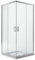 Idralite Eckeinstieg Duschkabine Rechteckig 100x75 H185 Satiniert 6mm Glas Mod. Ready