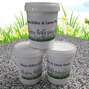 1kg PREMIUM Ferrogranul Iron Sulphate damp 1 Kg Tub PURE LAWN TONIC- Sulphate of Iron Lawn Conditioner and Moss Killer.