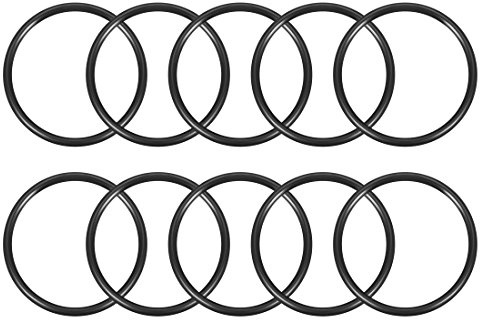 uxcell O-Ringe Nitrilkautschuk, 65 mm Innendurchmesser, 75 mm Außendurchmesser, 5 mm Breite, runde Dichtung, 10 Stück