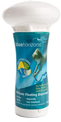 Acti or Blue Horizons SWIMMING POOL CHEMICALS - LOADED MULTIFUNCTIONAL CHLORINE FLOATING DISPENSER LARGE 1.5KG
