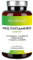 MULTIVITAMINES et Minéraux - Multi Vitamines Complètes pour Adultes Homme et Femme - Vitamines A B C D E K Zinc, Magnésium, Biotine et Q10 | 60 Gélules Veganes Bio-disponibles NUTRALIE (Sans goût)