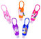Ulife Mall 5 Pezzi Bottiglie da Viaggio Portatile con Portachiavi Silicone per Bambini, 30 ml Flaconi in Plastica Vuota Prova di Perdita Riempibile Contenitori Disinfettanti per le Mani per Scuola