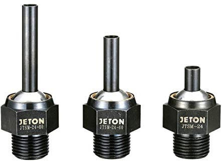 JETON 1/4 inch PT coolant nozzle, ball nozzle, straight injection high pressure nozzle (1/4 inch PT-Φ4 x 60 L).