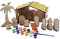 Belén Manualidades para pintar HAPPINESS