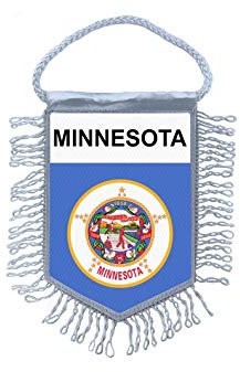 Akachafactory Wimpel Mini Flagge Fahne flaggen miniflagge usa Minnesota