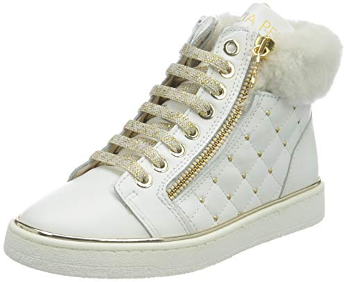 Patrizia Pepe Big Kid PJ535.06 Sneaker, White, 30