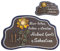 Keramikschild-Sonnenblume-Türschild-Klingelschild-Namensschild-2 Größen-Schild-Relief von Hand gefertigt-Incl. Beschriftung-Mit, oder ohne Klingel (6906 = 23 x 15 cm mit Klingel)