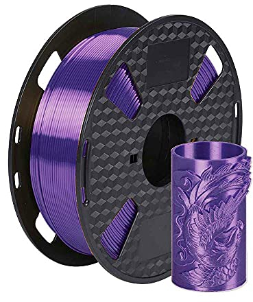 CC3D Seide Dunkel Violett PLA Filament 1,75 mm 1KG 3D Drucken Filament 3D Drucker Materialien Scheinen Seidig Glänzend Metallisch Metall PLA Seide PLA