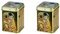 Teemando 2 latas Klimt Kiss, 100 g, cuadradas, tapas de 9,8 x 6,5 x 6,5 cm = 2 latas