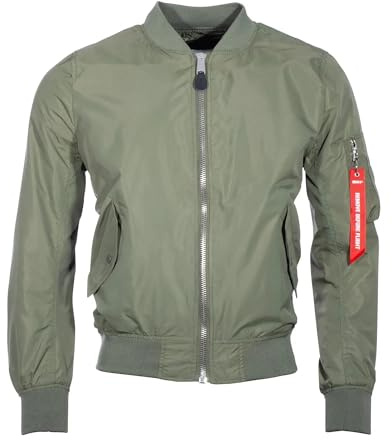 Mil-Tec US Fliegerjacke MA1® Summer • Leichte Herren Bomberjacke im US Air Force Stil • Windfeste Pilotenjacke • Als Herbstjacke, Frühlingsjacke. Übergangsjacke • In verschiedenen Farben & Größen