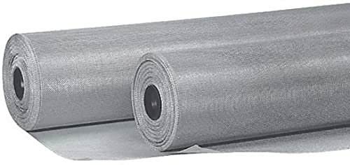 Rete Zanzariera in Alluminio 150 cm x 2 metri Resistente e Robusta maglia 18x16 ideale per Ricambio Colore Grigio Marca California Alta Qualità