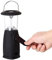 6 LED-Handkurbel-Laterne, tragbares Solar-Campinglicht, wiederaufladbares Licht, Aufzieh-Lampe, Taschenlampe, Innen- und Außenbereich, Solarlampe für Zuhause, Jagd, Camping, Wandern, Reisen (schwarz)