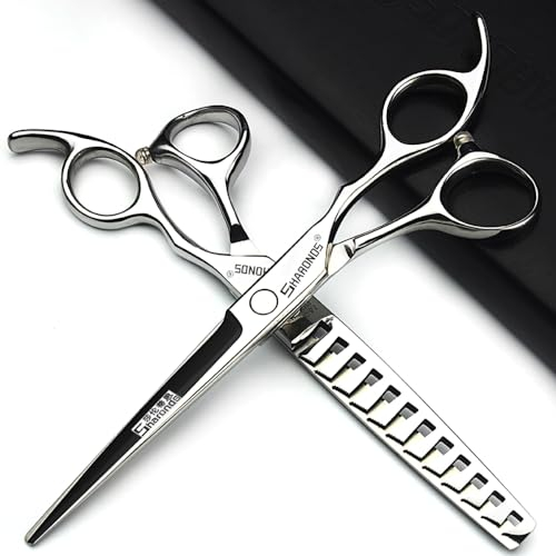 6/6.5/7/7.5/8 Zoll Haarschnitt Scheren Friseursalon Styling schneiden Haar Werkzeuge dünne Friseur Haar Spezialwerkzeuge (6.5-Zoll 2-teiliges Set-C)