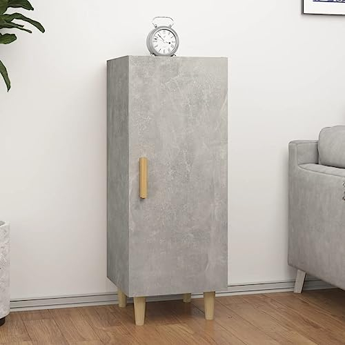 vidaXL Anrichte Beton grau 34,5x34x90cm Holzwerkstoff