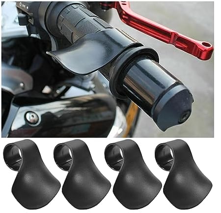JNNJ 4Pcs Motorräder Tempomat Daumenstütze, Gasgriff Hilfe Aide Control Grip, Universal Motorrad Fahrhilfe Daumenstütze, Motorrad Gasgriffassistent Handgelelenkstütze