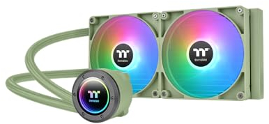 Thermaltake TH280 V2 ARGB Sync CPU Liquid Cooler Matcha Green Edition All-In-One