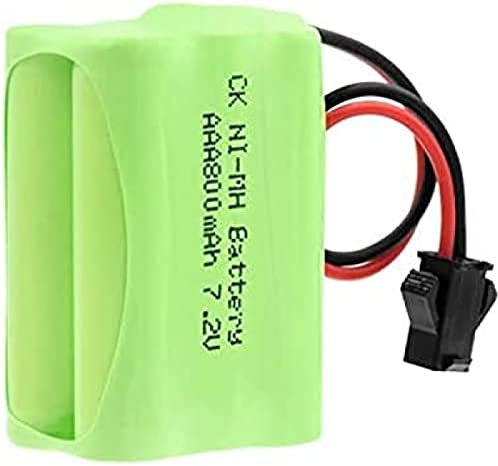 7.2V 800mAh 6 * AAA Rechargeable NiMH Battery Pack, With SM-2P Connector Battery Packs,1pcs
