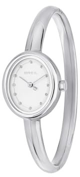 Breil Orologio DONNA HOOP quadrante MONO-COLORE ARGENTO movimento SOLO TEMPO - 2 LANCETTE QUARZO e BRACCIALE ACCIAIO ARGENTO TW2054