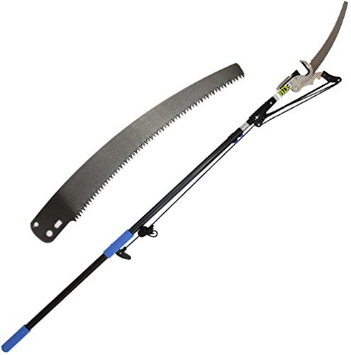 Branch Shears s, Extendable Pruning Saw,Telescopic Tree Pruner Pole/Extendable Limb Saw and Trimmer. 3.6M-7.2M Working Height Extendable Gardening Tool,6M/20FT