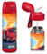 Jarlson Charli Kinder-Wasserflasche mit Strohhalm, isolierte Edelstahl-Wasserflasche, Thermosflasche, für Mädchen/Jungen