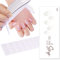 Clear Gel Nail Stickers - 20PCS Semi Cured Gel Nail Strips - Natural Clear Cystal Stickers Self Adhesive Gel Nail Stickers - UV/LED Lamp Required Easy Apply & Remove DIY Manicure