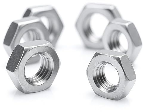 Tuerca hexagonal baja a paso fino, acero inoxidable DIN 439/ISO 8675 (M12x1) x20
