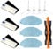 MIRTUX Pack de Accesorios Compatible con Robot Aspirador Rowenta Explorer 20 y 40 - Kit de Recambios Completos - Incluye 1 Cepillo Principal, 3 Filtros, 4 Cepillos Laterales y 3 Mopas