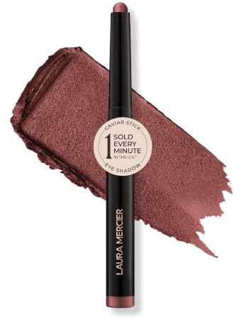 Laura Mercier Caviar Stick Creme-Lidschatten - Schimmernd, 24 Std. Halt | Wasserfeste Formel mit Hyaluronsäure sorgt für intensive Farbe. Lässt sich leicht auftragen & nahtlos verblenden
