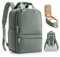 bergsalz Reiserucksack Damen Ryanair Handgepäck 40x20x25 Rucksack Handgepäck Flugzeug Rucksack 40x20x25 Damen Herren Wasserdicht Grün