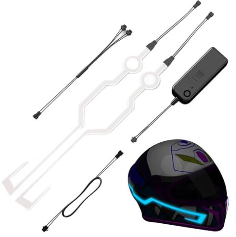 Motorradhelme LED-Streifen - Motorradhelme LED-Licht für Sicherheit - Motorradhelme LED-Lichthelme Lichtleiste Zubehör
