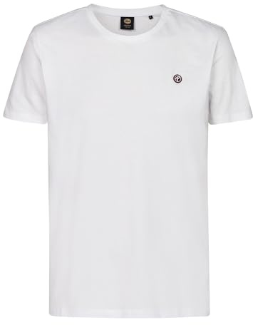 Petrol Industries - Herrenbekleidung - T-Shirt Basic Logo - Weiß - S