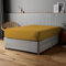 Silentnight Supersoft Natural Fitted Sheet - Cosy & Comfortable Delicate Touch - Luxurious Easy Care Microfibre with Elasticated Corners - Stylish & Modern Mattress Fitted Sheet, King, Ochre Yellow