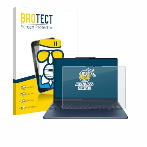 BROTECT Schutzglas für Lenovo Yoga Pro 9i Gen 10 Aura Edition 16 Touch | Entspiegelnder Displayschutz Made in Germany Schutzfolie Glas Matt Anti-Reflex Kratzfest 9H Anti-Fingerprint Einfache Montage