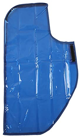 Senrusa Golftaschen-Regenschutz, rostfrei, blau, transparent, TPU, Golftaschen-Regenschutz für Golf-Schutzzubehör