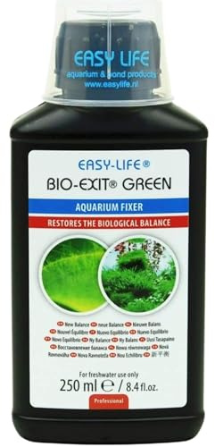 Easy Life Bio-Exit Green – 250 ml biologische Behandlung gegen Algen im Aquarium, schonend für Fische & Pflanzen