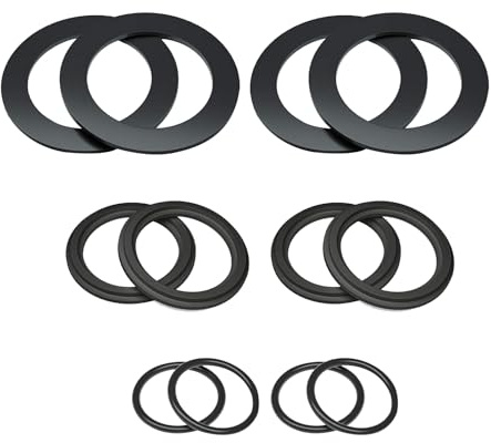 12 Stück Pool Dichtungen, Dichtungsring für Poolpumpe, O-Ringe und Unterlegscheiben als Ersatzteil, Passend für Modelle 10747, 25006, 25010, 28633, 28635, 28621 u.a.