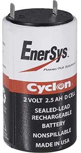 Batteria al piombo 2 V 2.5 Ah Hawker Energy Cyclon D cell 2 V 0810-0004 Piombo-AGM x A 34 mm x 68 mm Spina piatta