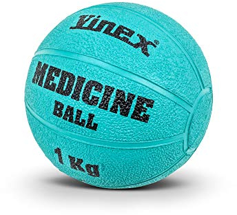 Vinex Palla Medica in Gomma - 1 kg - 19 cm - Turchese